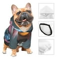 thumbnail image 3 of Fotbe Lady Duck Sudadera con Estampado para Perros Pequeños – Suéter con Capucha para Mascotas, Tela Suave de Forro Polar con Bolsillo-Medium, 3 of 7