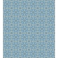 thumbnail image 3 of Ambesonne Floral Duvet Cover Sets, Curvy Circular Hand Tile, 2-Queen, Pale Blue Green and Blue, 3 of 7