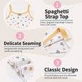 thumbnail image 6 of Hbhpov Girl's Soild Undershirt, Kids Soft Cotton Cami Tank Top 4-Pack, Sizes 2-8T, 6 of 8