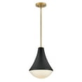 thumbnail image 2 of 83417BK Lark Haddie - 8W 1 LED Medium Pendant-14.75 Inches Tall and 11 Inches Wide-Black Finish, 2 of 20