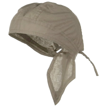 - Tan Doo Rag Durag Chemo Headwrap Solid Color Khaki Bandana Cotton Skull Cap Mens Womens