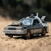 Back to the Future Part III Hollywood Rides DeLorean Time Machine (Rail Ver.) 1/24 Scale Vehicle
