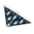 thumbnail image 3 of Disketp Gnome and Snowflakes Dog Bandanas 1PC Triangle Adjustable Puppy Bandana Bib Handkerchief for Large Medium Girl Dogs Pets Gift, 3 of 6