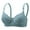 74#Blue, variant on Women's Push Up Lace Bra - Underwire Thick Padded, Add 2 Cups Lift Up, Deep V Plunge Sexy Bra Black 38