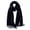 Navy, variant on Women Solid Color Scarf Solid Color Thickened Warm Tassel Shawl Scarf Winter Scarfs Accountant Scarf Hats And Scarves Women Desert Scarf Wool Scarf Tartan Pulpit Scarves Scarf Set Small Scarf for Neck