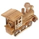thumbnail image 2 of Adornos de escritorio de madera artesanales: Adornos retro de locomotoras para niños, 2 of 8