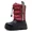 Red, variant on HOBIBEAR Kids Winter Snow Boots — Waterproof Mid-Calf Design, Cozy Faux Fur Lining, Durable Non-Slip Outsole, Perfect for Boys and Girls in Snowy Days and Outdoor Adventures