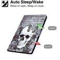 thumbnail image 3 of Fire HD 10 2021/ HD 10 Plus Case 11th Generation 2021 Released, Allytech PU Leather Slim Folio Kickstand Smart Cover Auto Sleep Flip Shell Skin Case for Amazon Kindle Fire HD 10 2021,Butterfly Skull, 3 of 6