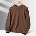 thumbnail image 3 of LIaqionyy Big and Tall for Mens Sweatshirt Pullover Crew Neck Long Sleeve Casual Sweatshirts Fall Tops Clothes, 3 of 5