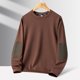 thumbnail image 4 of pstuiky Camisas casuales de manga larga para hombre, Sudadera con capucha y cuello redondo de manga larga con bloques de color para hombre camisetas de hombre m, 4 of 5