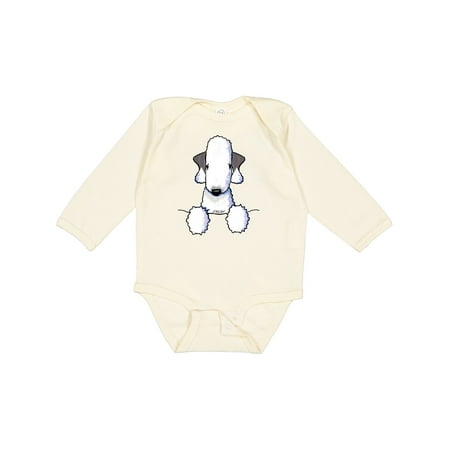 

Inktastic Bedlington Terrier Gift Baby Boy or Baby Girl Long Sleeve Bodysuit