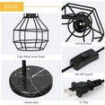 thumbnail image 3 of Black Modern Nightstand Lamp, Bedside Desk Lamp with Marble Base, 3 of 6