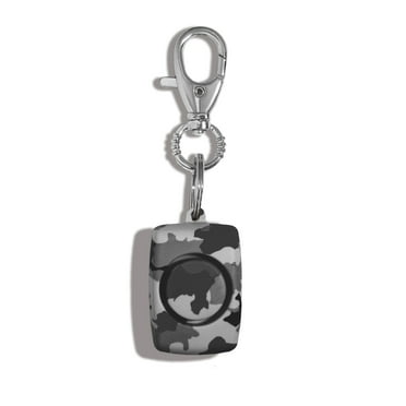 BLINGSTING Essentials Personal Safety Alarm for Women, Grey Camo 125 Decibel Alarm with LED Safety Light