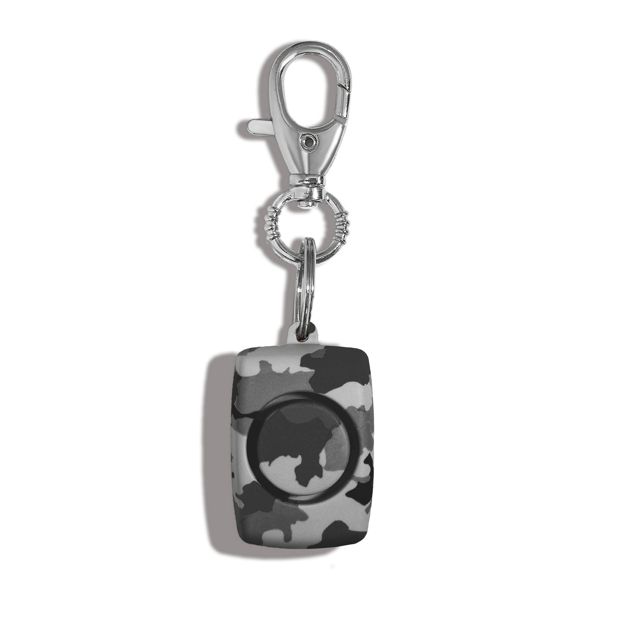 BLINGSTING Essentials Personal Safety Alarm for Women, Grey Camo 125 Decibel Alarm with LED Safety Light