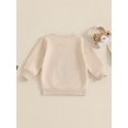 thumbnail image 4 of aturustex Little Girls Boys Irish Day Sweatshirts 3M 6M 12M 18M 2T 3T Toddler Baby Clover Embroidery Pullovers Long Sleeve Hoodies Crew Neck Jumpers I Fashion Casual Cute Spring Fall Clothes, 4 of 7