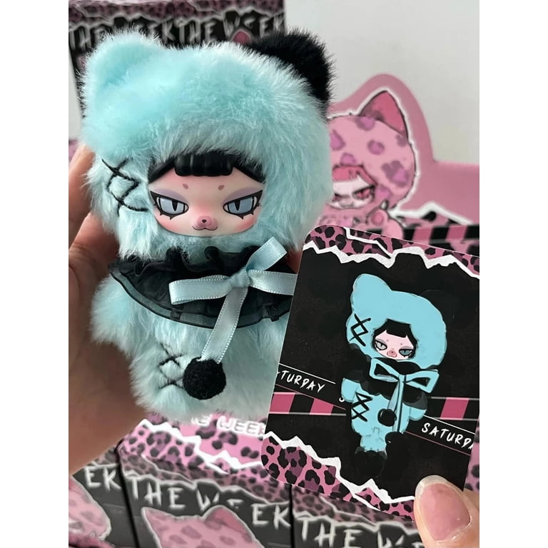 PIKU The Week Series Blind Box Plush Keychain Mystery Box – Anime