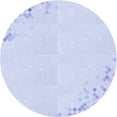 thumbnail image 1 of Ahgly Company Machine Washable Indoor Round Transitional Lavender Blue Area Rugs, 6' Round, 1 of 7
