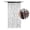 01-Black, variant on Jacquard Grid Curtain, 78.7 Inch Outdoor Shade Screen, Breathable Patio Decor for Gazebo Porch