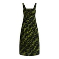 thumbnail image 4 of Scoop Women’s and Women’s Plus Foldover Square Neck Midi Dress, Sizes XS-4X, 4 of 5