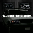 thumbnail image 2 of Spec-D Tuning Glossy Black LED Halo Projector Headlights Compatible with 2002-2005 Ford Explorer, Left + Right Pair Headlamps Assembly, 2 of 7