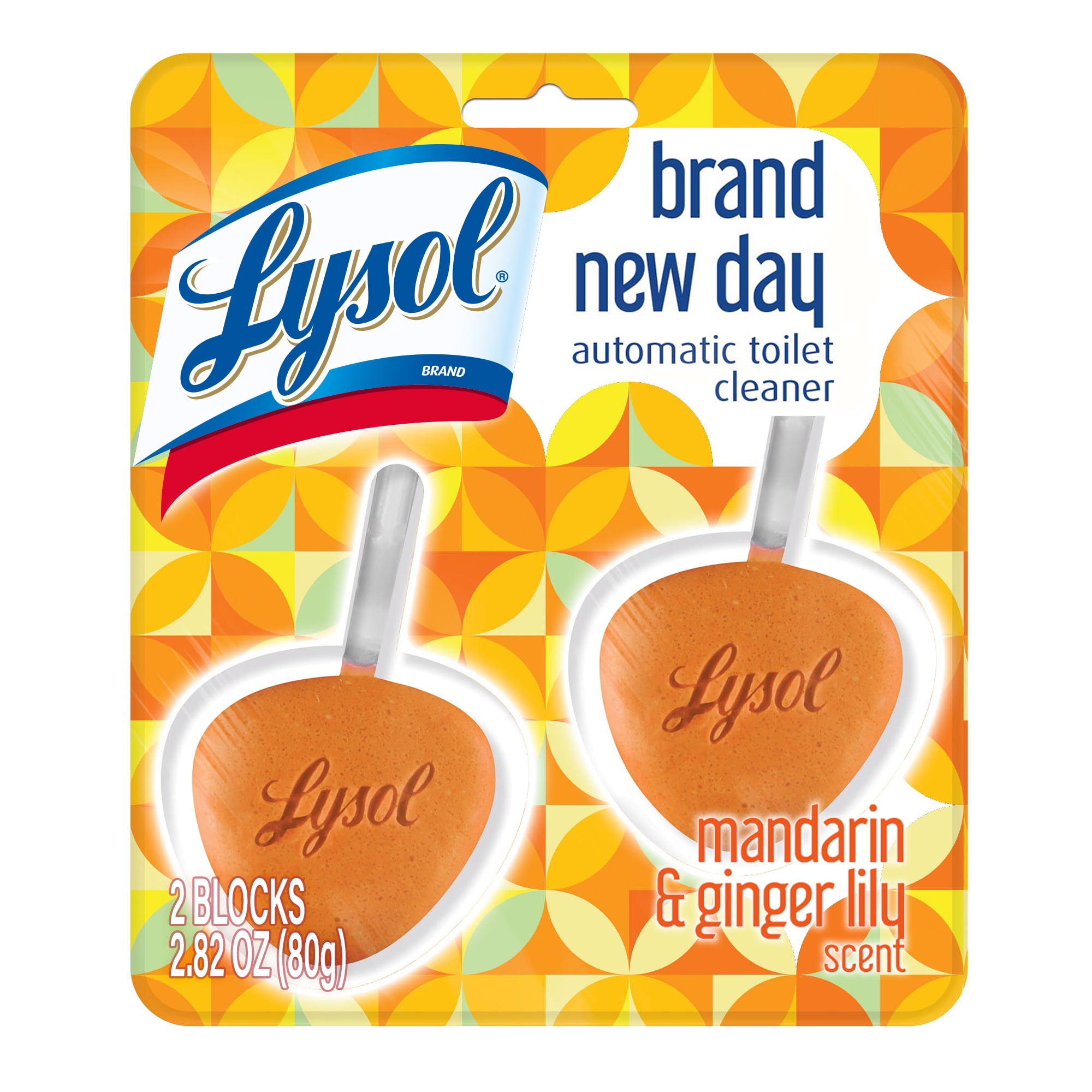 Lysol Toilet Bowl Cleaners, Mandarin and Ginger Lily Scent, 2.82 Ounce