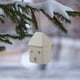 thumbnail image 4 of Mini adorno de cerámica nórdica - Decoración de árbol de Navidad blanco, pequeño colgante de regalo, decoración festiva, 4 of 6