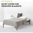 thumbnail image 3 of YnM Cotton Duvet Cover for Weighted Blankets (48''x72'') -Penguin Print, 3 of 7