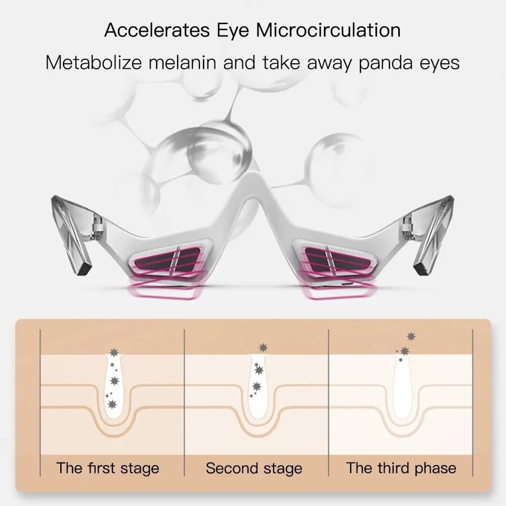 3D EMS Micro-Current Pulse Red Light Heating Therapy Eye