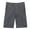 Dark Gray, variant on Men's Relaxed Fit Solid Color Utility Cargo Shorts, 100% Cotton Workwear Shorts with 6 Pockets, Wrinkle-Free & Zip Fly for Summer Outdoor