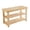 Wood, variant on EDX 3-Tier Bamboo Shoe Rack Bench, 11.3 x 27.6 x 17.8 Inches Compact Storage Organizer with 286lb Capacity for Entryway, Bedroom and Living Room, Wood