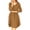 Khaki, variant on Sngxgn Women's Short Sleeve Lace Dress Crew Neck Knee Length for Party(Dark Blue,M)