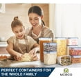 thumbnail image 6 of Airtight Food Storage Containers with Lids, 36 Pieces BPA-Free Plastic Kitchen and Pantry Organization Containers for Cereal, Flour and Sugar, 6 of 7