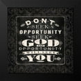 thumbnail image 2 of Marrott, Stephanie 12x12 Black Modern Framed Museum Art Print Titled - Seek God BandW, 2 of 5