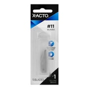 X-ACTO Replacement Blades, No. 11, Carbon Steel Blade, Pack of 5