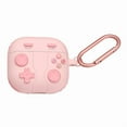 thumbnail image 6 of Custom Fit Protective Silicone Case For AirPods 4 Earbud Case With Retro Gaming Console Design And Carabiner Clip, 6 of 11