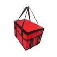 thumbnail image 4 of Bolsa térmica para comestibles, contenedor para almacenar alimentos con cierre de cremallera, bolsa de entrega aislada, bolsa para calentar alimentos Rojo, 4 of 8