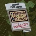 thumbnail image 4 of Men's Mitchell & Ness Vince Carter Camo Toronto Raptors Hardwood Classics 1998/99 Ghost Green Swingman Jersey, 4 of 4