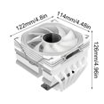 2000PRM 72CFM ARGB Fan 5V 3PIN Ventilator Bearings Computer Cooling ...