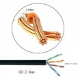 thumbnail image 5 of CY Ultra Slim Cat6 Ethernet Cable RJ45 Right Angled UTP Network Cable Patch Cord 90 Degree Cat6a Lan Cable 25cm for Laptop Router TV BOX, 5 of 7