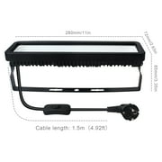 Two Pieces 50W LED UV Black Light,Spotlight IP66 Waterproof,395-405 nm Wavelengths LED UV Light Black Light Lamp for Party, Bar, Aquarium