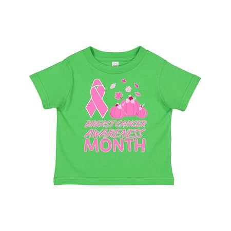 

Inktastic Breast Cancer Awareness Month- October Gift Toddler Boy or Toddler Girl T-Shirt