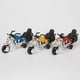 thumbnail image 2 of KAKOWELY 3 piezas de decoración para tartas con forma de motocicleta, minimoto de plástico, para fiestas de cumpleaños, hogar, Día del Padre, color rojo, amarillo y azul., 2 of 5