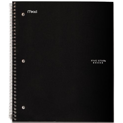 Lime Five Star Spiral Notebook 11 x 8-1/2 College Ruled Paper 72140 100 Sheets 1 Subject 