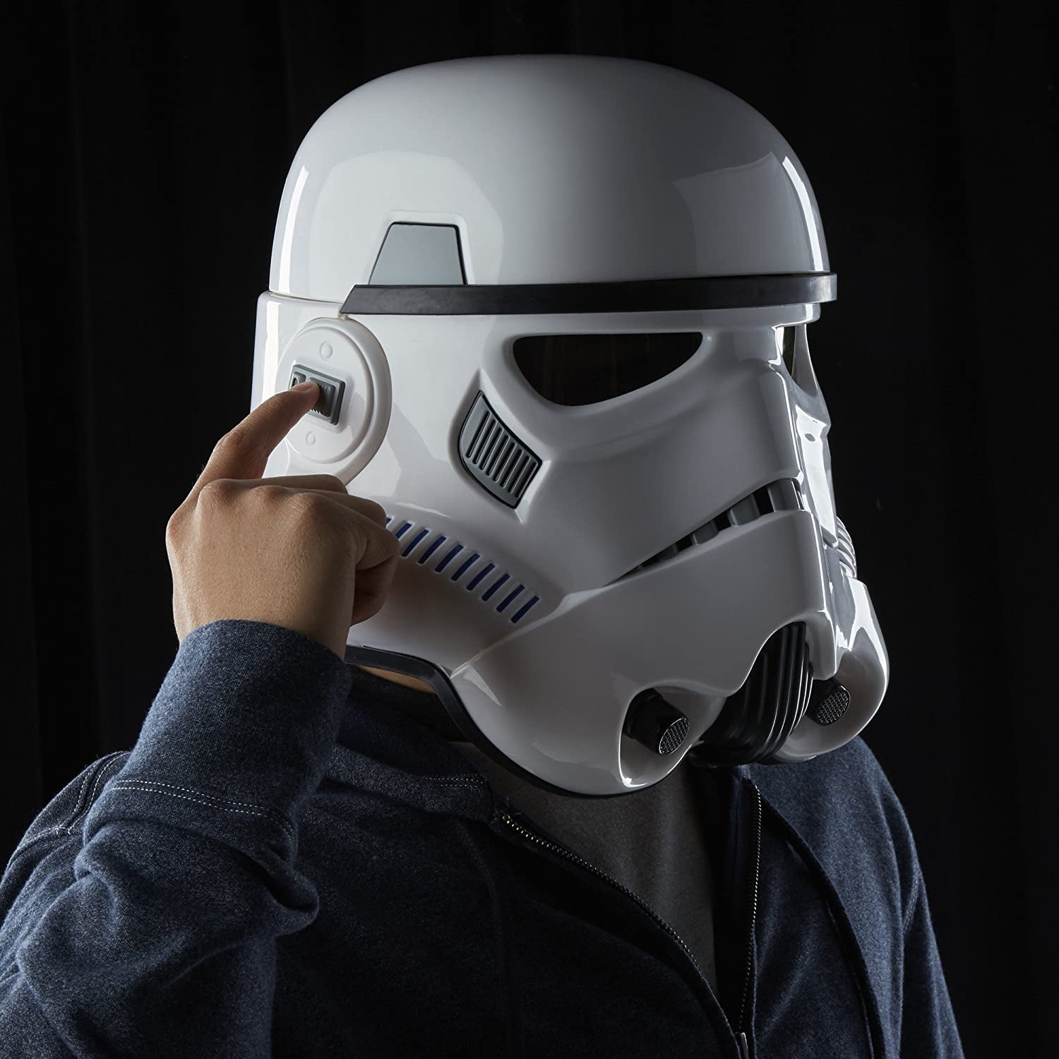 Star Wars The Black Series Rogue One: A Star Wars Story Imperial Stormtrooper Electronic Voice Changer Helmet