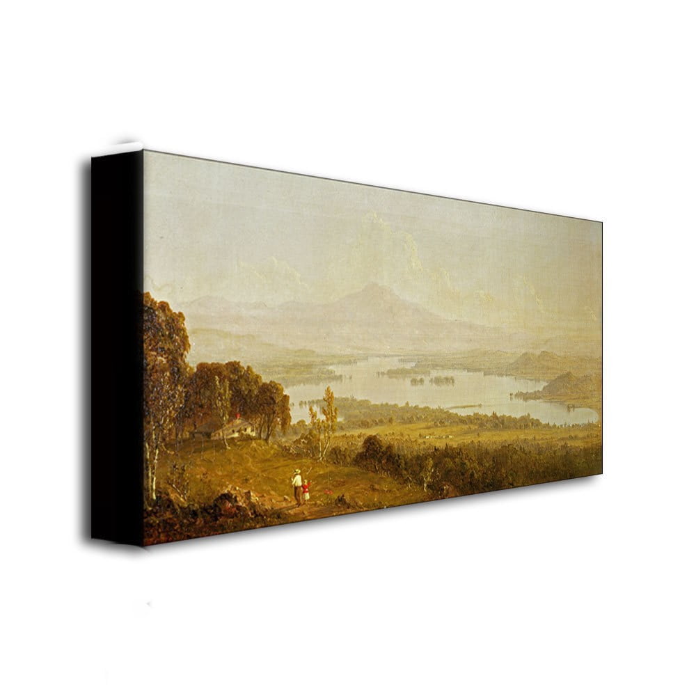 Trademark Fine Art "Lake Winnipiegee" Canvas Wall Art by Sanford Gifford