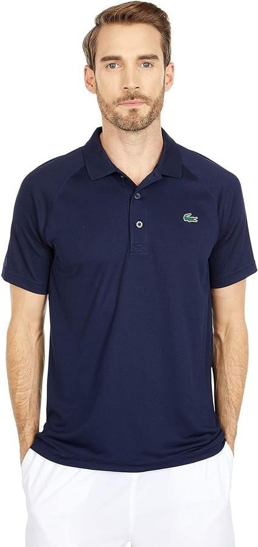 Lacoste Mens Sport Short Ultra Dry Raglan Sleeve Polo Shirt Medium
