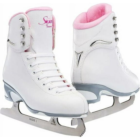 Jackson Skates SoftSkate Women's Ice Skates, White, Fleece Lining, Size 5