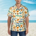 thumbnail image 3 of Hawaiian Shirt for Men, Peanuts 8 Summer Shirts for Men, Mens Button Down Short Sleeve Shirt, 3 of 7
