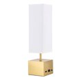 thumbnail image 4 of Elegant Decor TL3049BR Nikki 1 Light Brass Table Lamp, 4 of 4