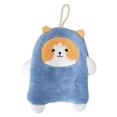 thumbnail image 1 of LNGOOR Verdant Touch Hanging Towel Towel Dog Pattern Coral Fleece Strong Water Absorption Fast Drying Hanging Hand Towel Blue, 1 of 9